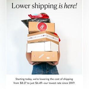 Poshmark lowered shipping rate😁Also 🌺🍃Closet Clear Out is today  🌺🍃